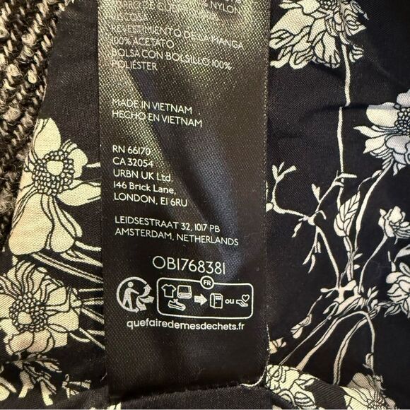 NWT Anthropologie "Femme" Bell Sleeve Wool Blend Peacoat - Women's XS - Picture 7 of 10